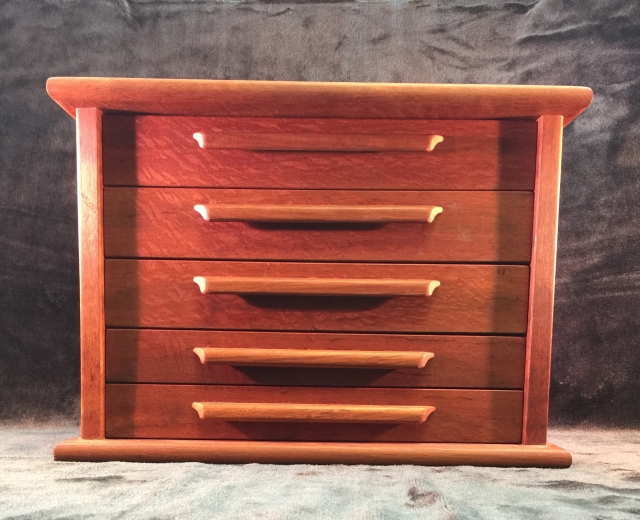 5 Draw Jewellery Box