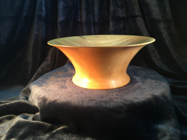 Beautifully shaped Decorator Bowl hand turned from Australian Camphor Laurel