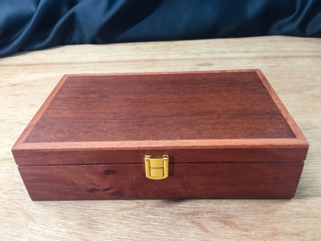 Jarrah Personal Box with Leather Lining L5553