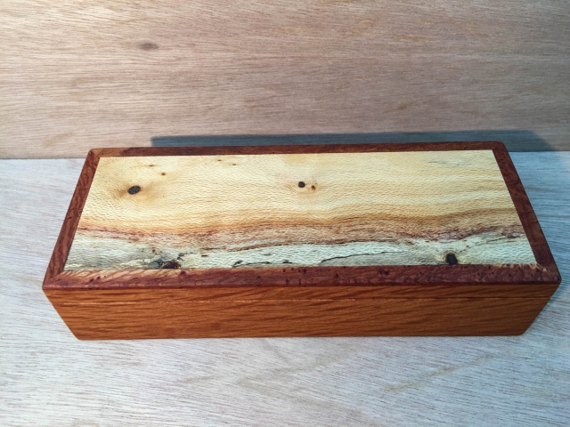 Silky Oak slim line treasure box PTBSL19001- L2700
