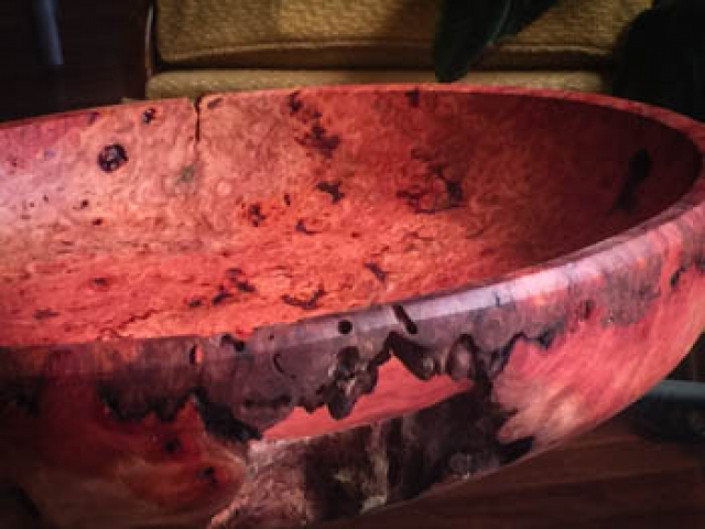 Premium Jarrah Burl Decorator Bowl DB20001-L6551
