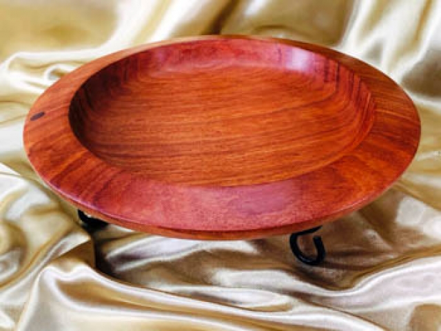 Large Australian Curly Karr Decorator Platter - DP20006-L7349