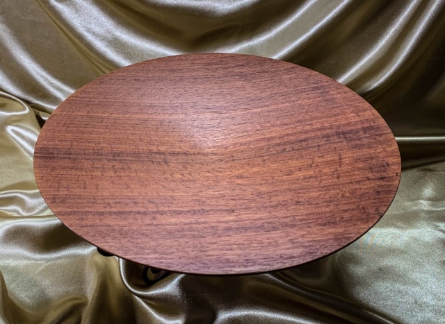 Wooden Decorator Platter hand turned from Australian Jarrah - DP20004-L6890