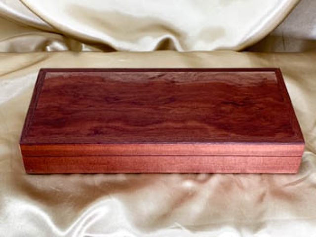 Premium Jarrah and Woody Pear Bracelet/Cufflink Box - PBCBS20004-L8103