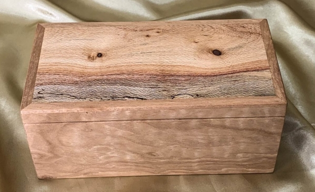Premium Blackbutt & Silky Oak Jewellery Box - Small - PJBT20022-L8702