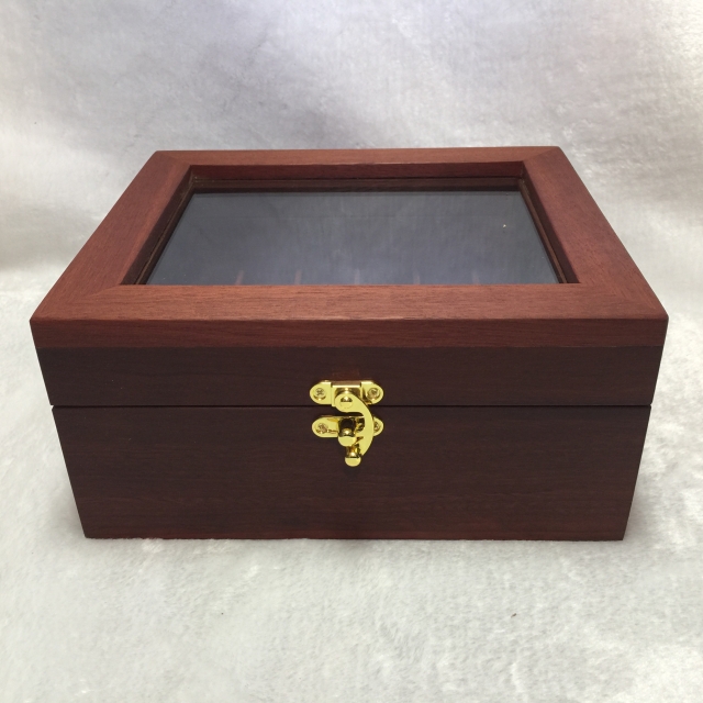 Custom Made Essential Oil Box with Glass Lid - CMEOB