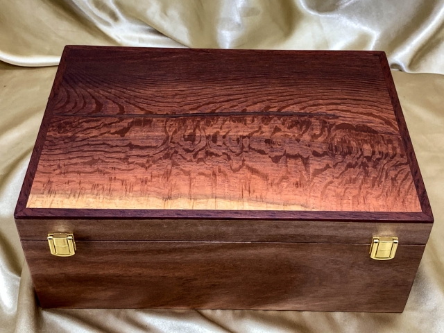 Premium Jarrah & Woody Pear A4 Document Box A4DB21001- L0257