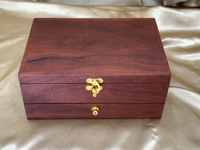 PJBD 21017-L1616 - Premium Jewellery Box with Drawer - Australian Jarrah