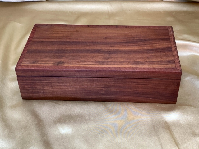 PMKB 21006-L1749 - Medium Memory / Jewellery Box - Premium Red Morrel