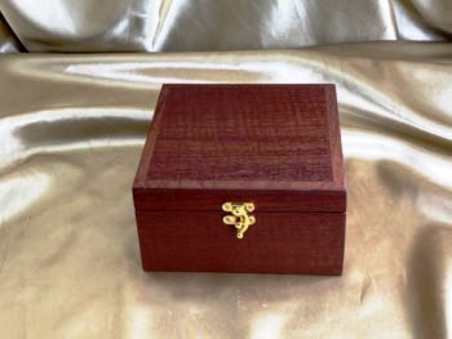 PKTB 21006 - L1906 - Small Jewellery / Treasure Box - Australian Jarrah