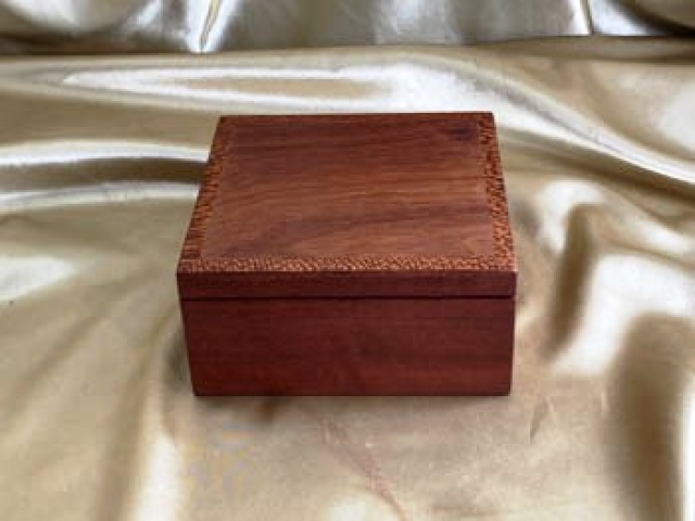 PKTB 21007 - L1909 - Small Jewellery / Treasure Box - Australian Jarrah
