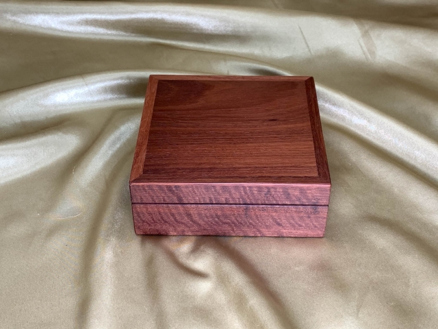 PKTB 21017-L1942 - Small Jewellery / Trinket Box - Australian Jarrah
