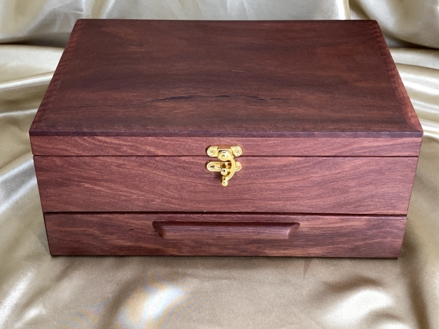 PJBD 21023-L2130 - Premium Jewellery Box with Drawer - Australian Jarrah