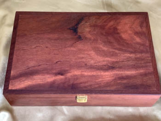 PLKB 220010-L4620 - Large Premium Wester Australian Jarrah Keepsake Box