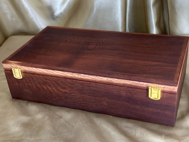 PJBT 22012-L5706 - Premium Wooden Jewellery Box with Top Tray - Australian Woody Pear Timber