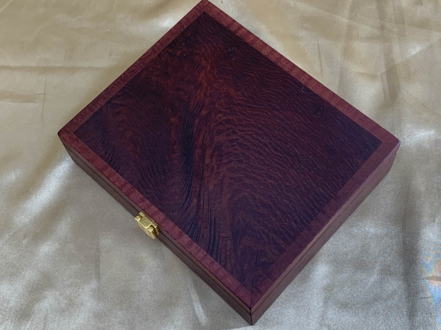 PMMB 22012-L6158 - Premium Medium Wooden Jewellery / Memory Box - Australian Woody Pear