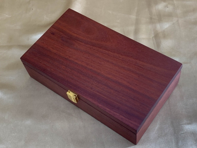 PMSB 22003-L6143 - Medium / Small Wooden Jewellery / Treasure Box - Australian Jarrah