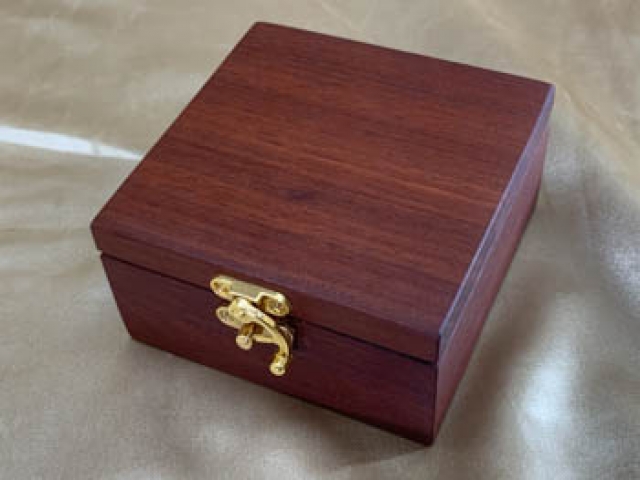 PSRB 22011-L6427 - Quality Wooden Ring Box - Hand Crafted from Western Australian Jarrah