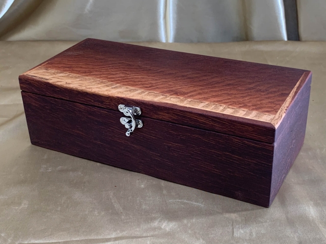 PJBT 22019-L6355 - Premium Wooden Jewellery Box with Removable Tray - Australian Woody Pear