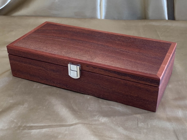 PMMB 22016-L6350 - Medium Wooden Jewellery / Memory Box - Western Australian Holly Banksia Timbe