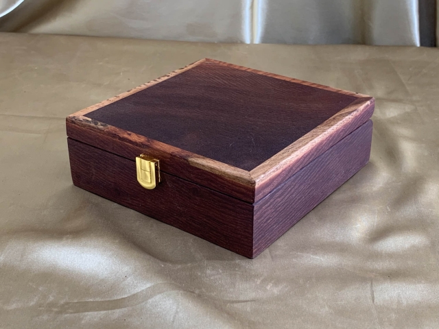 PMSB 22023-L6374 - Medium / Small Wooden Jewellery / Treasure Box - Hand Made in Australia