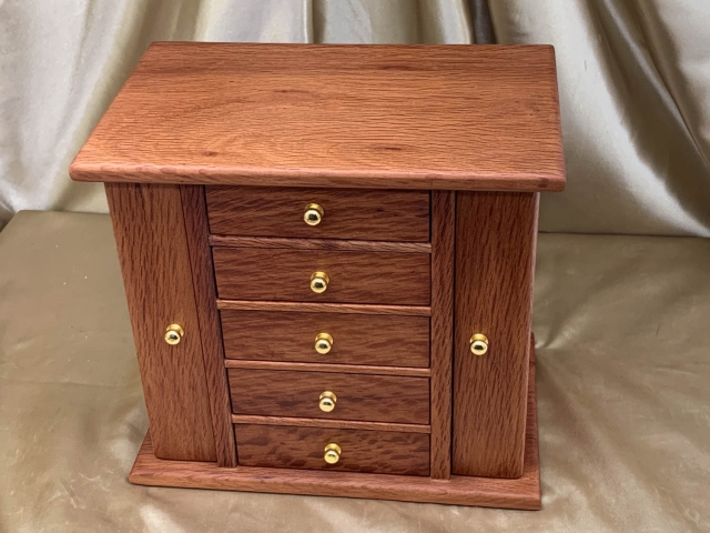 LEDJBW 23241-L7954 - Limited Edition Multi Drawer Jewellery Box with side wings
