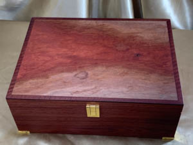 A4DB 23241-L7855 - Hand crafted Jarrah A4 Document Box