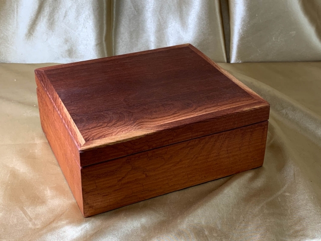 PMMB 2324-L8255 - Premium Medium Large Wooden Keepsake Box - Australian Woody Pear Timber