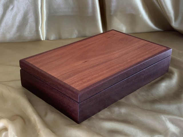 PLKB 2324-L9691 - Premium Large Wooden Keepsake Box - Australian Jarrah