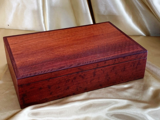 PLKB 2324-L9933 - Premium Large Wooden Keepsake Box - Jarrah
