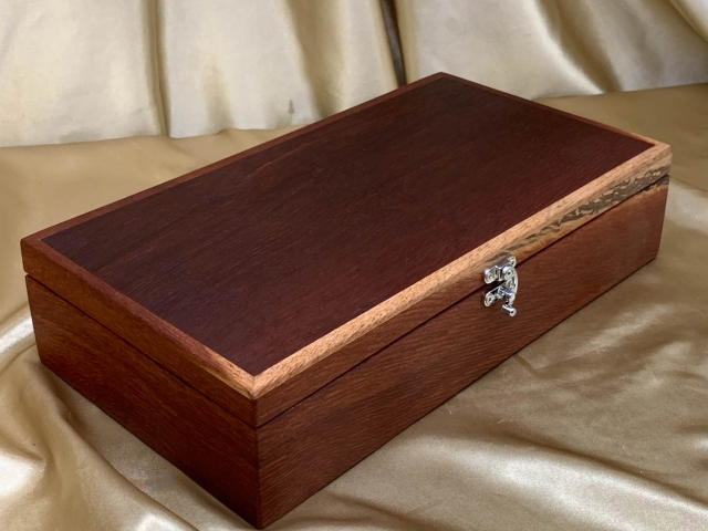 PLKB 2401-L0032 - Large hand made wooden Keepsake Box - Western Australian Woody Pear