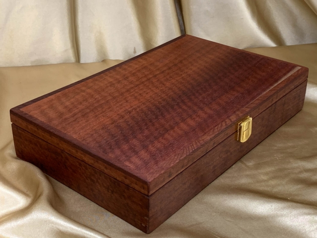 PLKB 2402-L0027 - Large Hand Made Australian Jarrah Keepsake Box