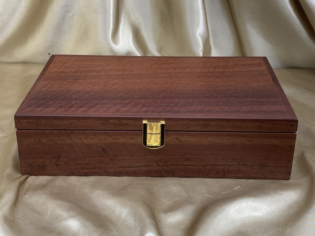 PLKB 2403-L0889 - Premium Large Wooden Keepsake Box - Australian Jarrah