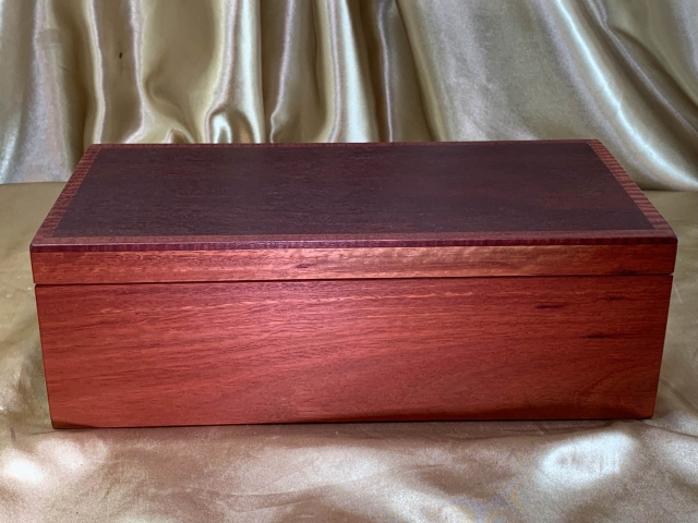 PJBT 2411-L1599 - Premium Large Western Australian Jarrah Jewellery Box with Removable Tray