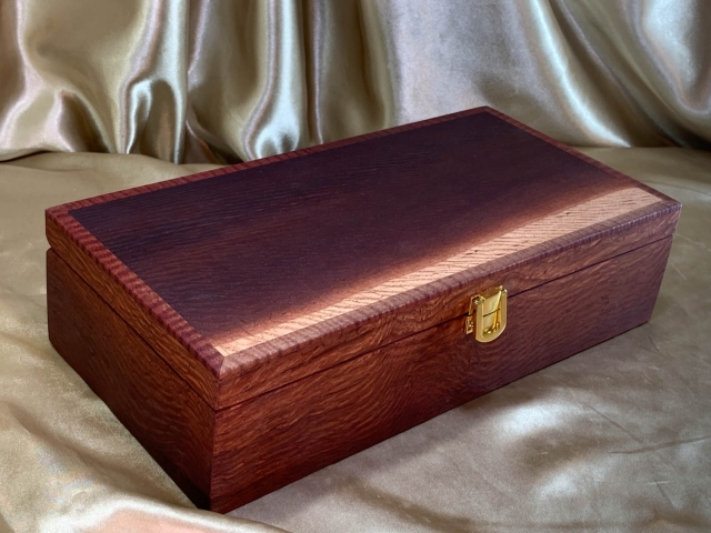 PJBT 2409-L1572 - Premium Wooden Jewellery Box with Tray - Australian Woody Pear