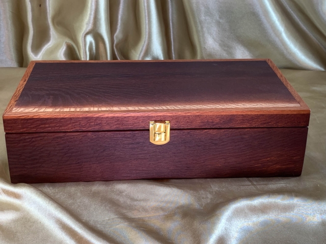 PJBT 2410-L1581 - Premium Jewellery Box with Removable Tray - Australian Woody Pear timber