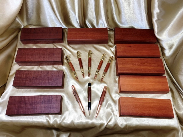 Old Mandurah Bridge Pen Boxes