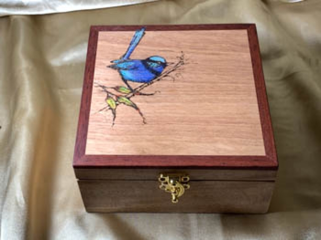 Examples of Native Australian pyrography