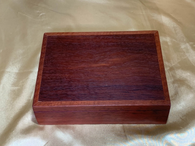 PMSB 2401-L2059 - Medium / Small Jarrah Keepsake / Jewellery Box - Hand Made in Australia