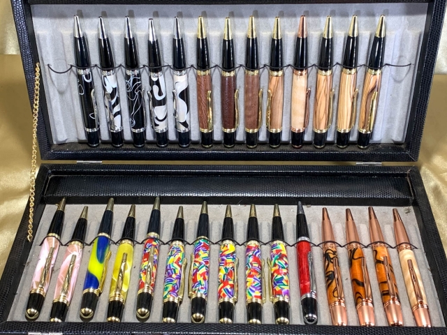 Designer Executive Sierra Pens - Range of timbers and resin colours