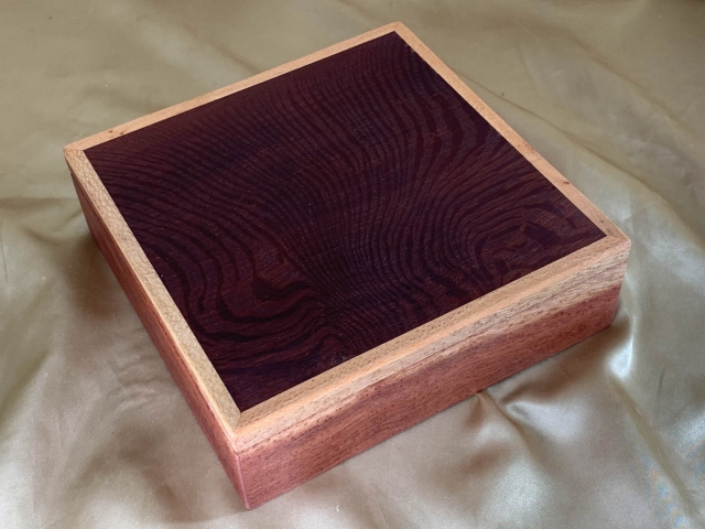 PMMB 2324-L9724 - Premium Medium Wooden Memory Box - Square