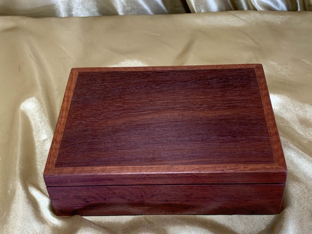 PMSB 242508-L3114 - Premium Small Wooden Jewellery, Treasure, Trinket Box - Hand Made in Australia