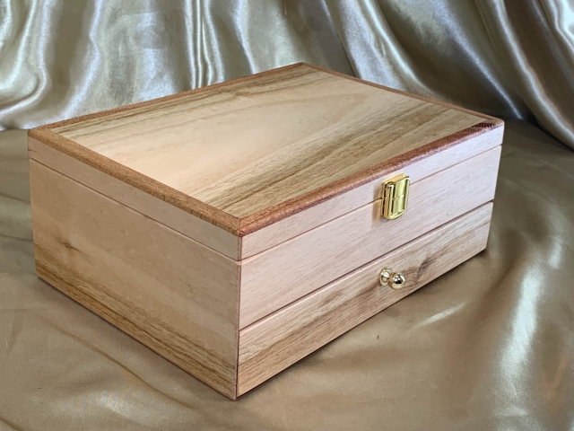 Limited Edition Jewellery Box with Bottom Drawer - Australian Yellow Tingle