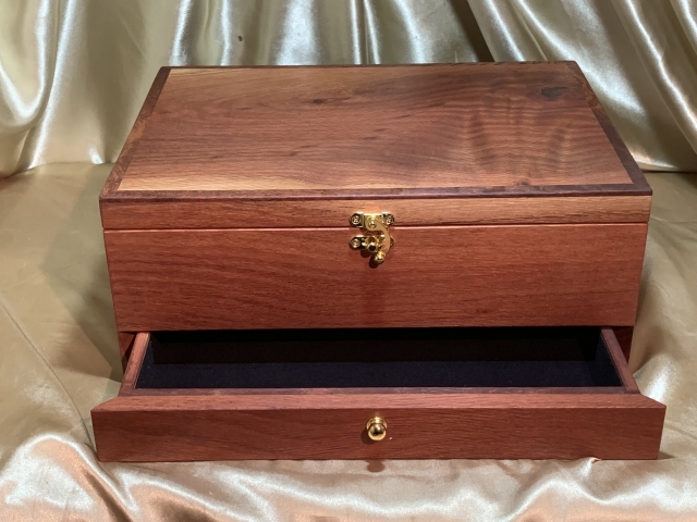 Premium Extra Large Wooden Jewellery Box with Drawer and Tray - Hand Made from Australian Timber
