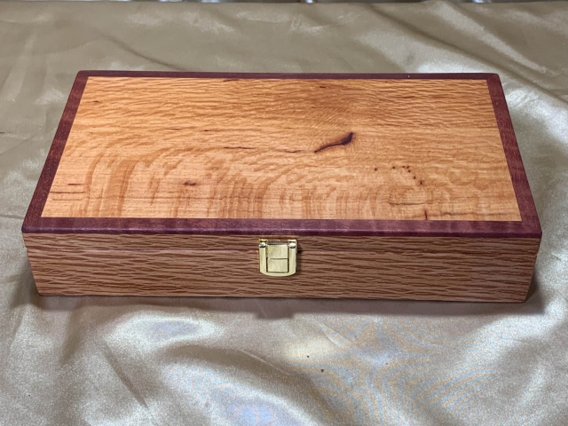 Single level Handcrafted Australian Sheoak Jewellery Box