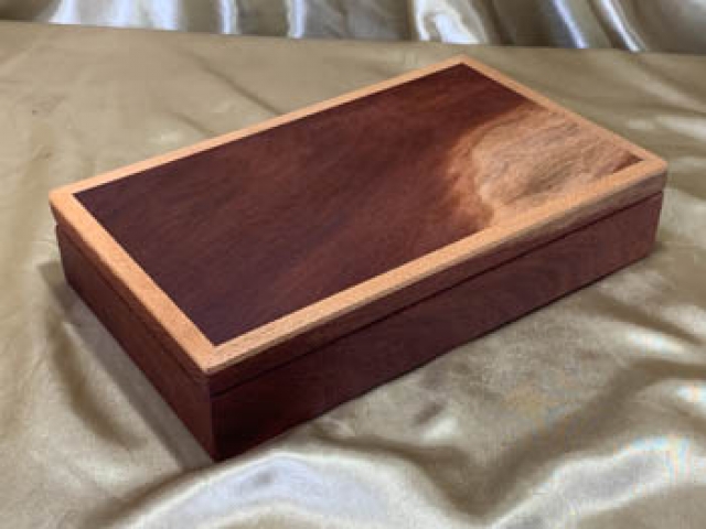 Premium Single Level Timber Jewellery Box - Hand Made from Australian Woody Pear