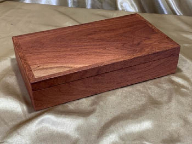 Premium Single Level Australian Timber Jewellery Box - Hand Crafted from Western Australian Woody Pear
