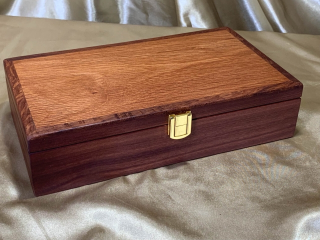 Premium Medium Wooden Jewellery or Treasure Box - Australian Sheoak