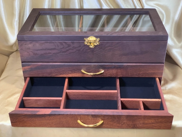 Custom Made Australian Timber Gentleman's Accessory Box