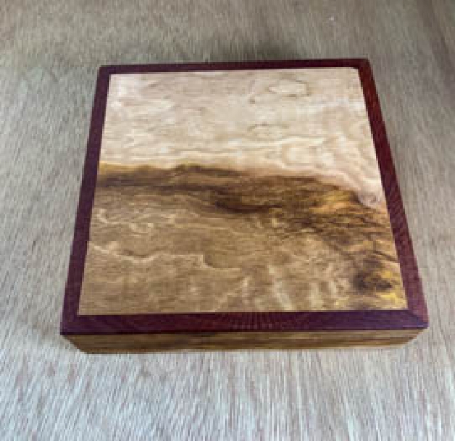 Example of Spalted Marri Presentation Box